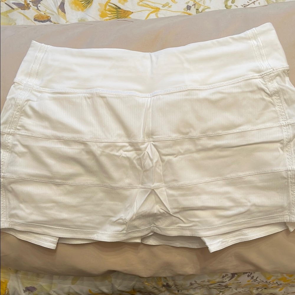 Women's White Tennis Skirt